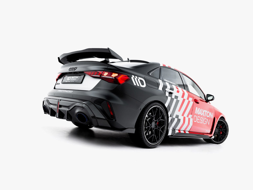 Carbon Spoiler compatible with Audi A3 / A3 S Line / S3 / RS 3 Sedan 8Y / 8Y Facelift