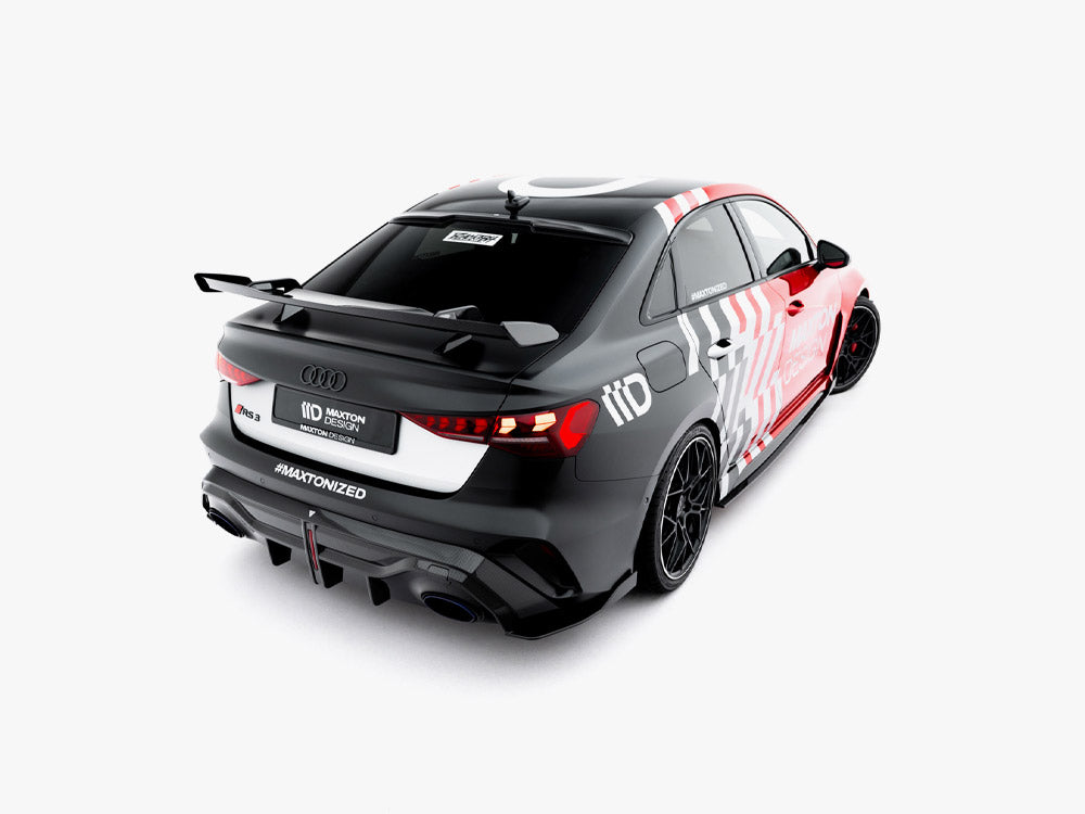 Carbon Spoiler compatible with Audi A3 / A3 S Line / S3 / RS 3 Sedan 8Y / 8Y Facelift