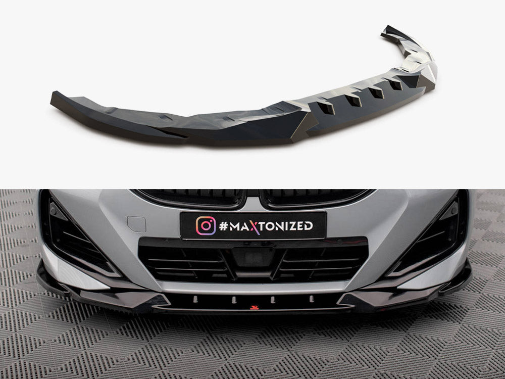 Front Splitter V.2 compatible with BMW 2 Coupe M-Pack / M240i G42