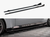 Side Skirts Diffusers V.2 + Flaps compatible with BMW 2 Coupe M-Pack / M240i G42
