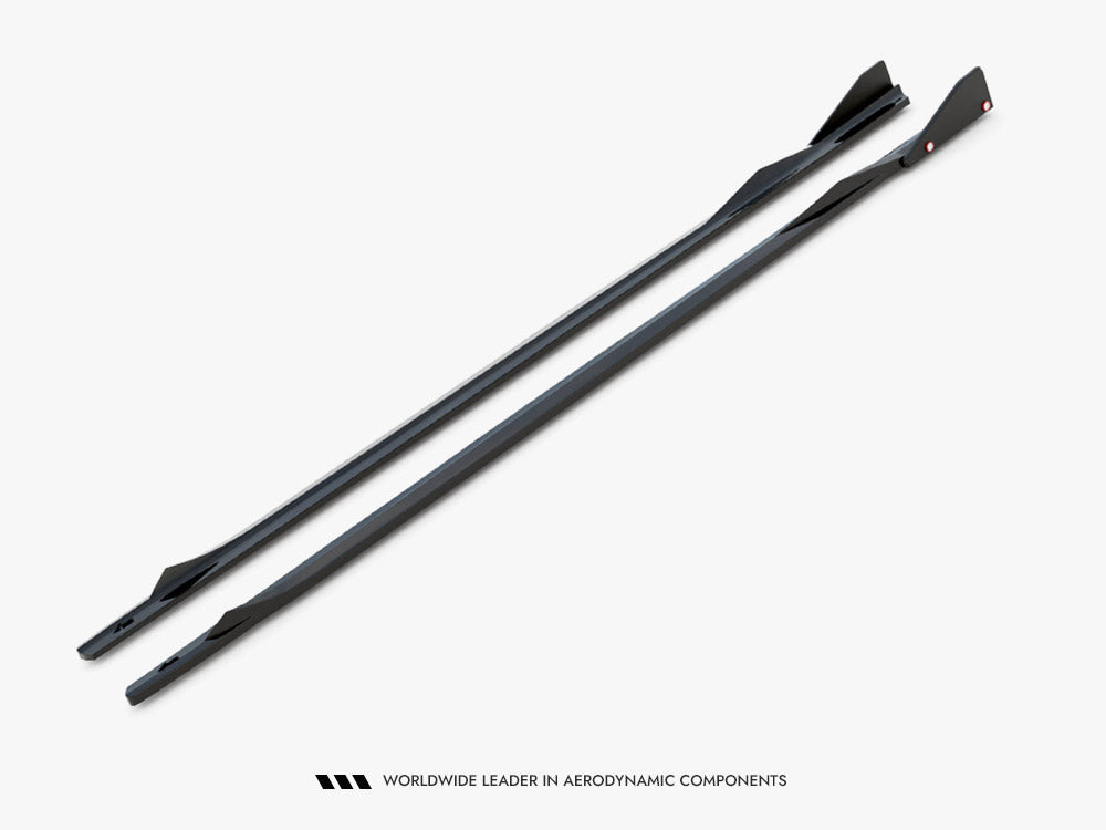 Side Skirts Diffusers V.2 + Flaps compatible with BMW 2 Coupe M-Pack / M240i G42