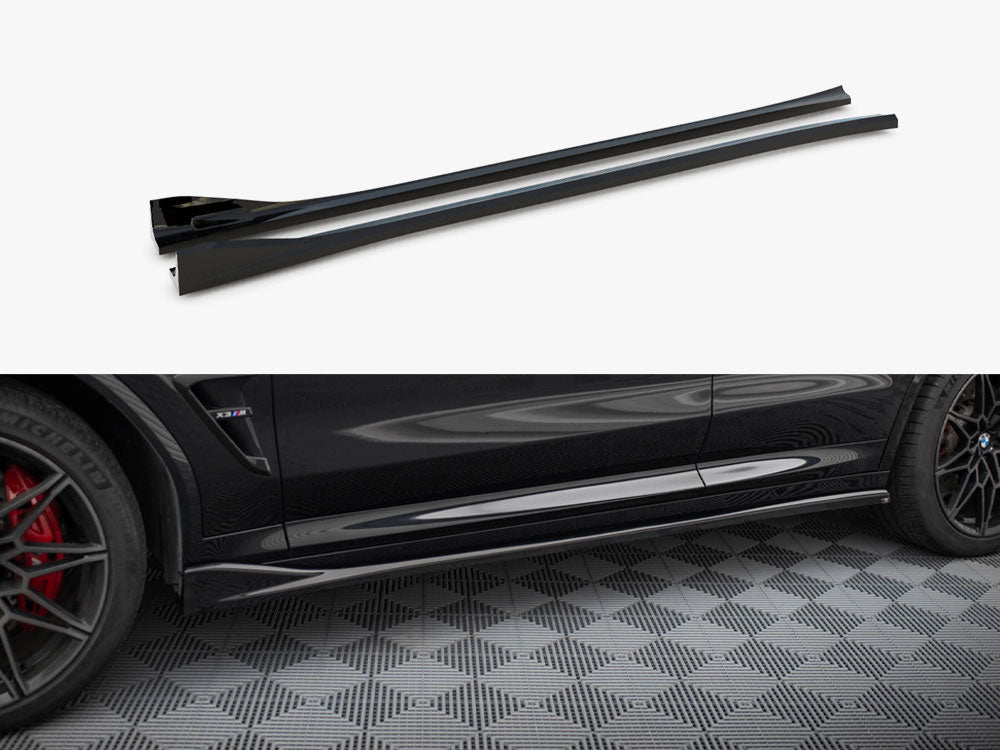Side Skirt Diffusers compatible with BMW X3 M F97 / F97 Facelift