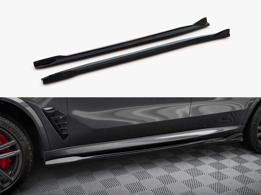 Side Skirt Diffusers compatible with BMW X5 M F95 / F95 Facelift