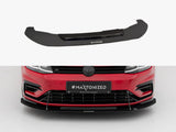 Hybrid Front Racing Splitter compatible with VW Golf 7 R / R-Line Facelift