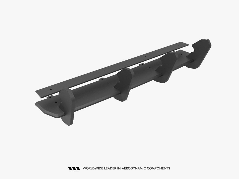 Street PRO Rear Diffuser compatible with Volkswagen Golf R Mk7 Facelift
