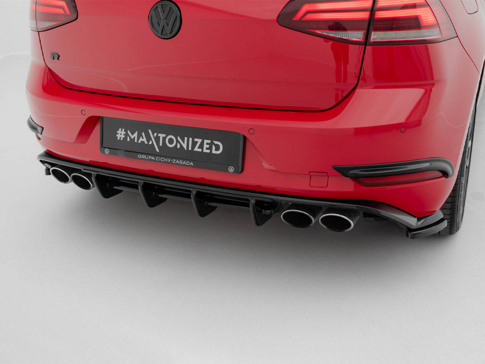 Rear Valance compatible with Volkswagen Golf R Hatchback Mk7 Facelift