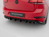 Rear Valance compatible with Volkswagen Golf R Hatchback Mk7 Facelift