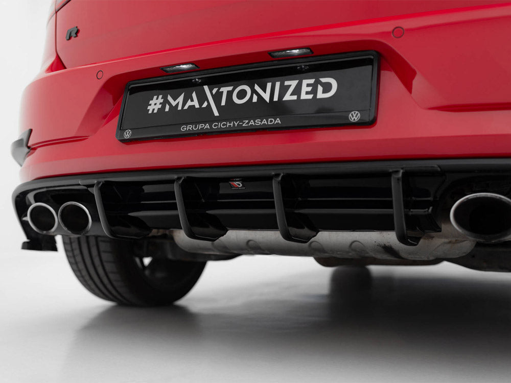 Rear Valance compatible with Volkswagen Golf R Hatchback Mk7 Facelift