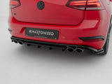 Rear Splitter compatible with Volkswagen Golf R / R-Line Hatchback Mk7 Facelift