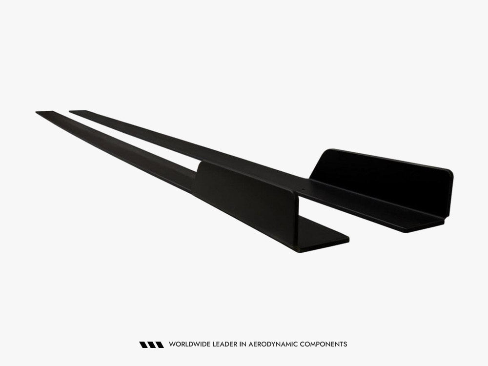 Racing Side Skirt Diffusers compatible with Volkswagen Golf GTI Mk7 Facelift