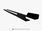 Racing Side Skirt Diffusers compatible with Volkswagen Golf GTI Mk7 Facelift