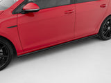 Street PRO Side Skirts Diffusers compatible with Volkswagen Golf R / R-Line Mk7 Facelift