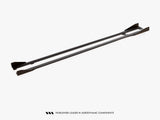 Street PRO Side Skirts Diffusers + Flaps compatible with Volkswagen Golf R / R-Line Mk7 Facelift