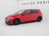 Side Skirts Diffusers V.4 compatible with Volkswagen Golf R / R-Line Mk7 Facelift