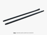 Side Skirts Diffusers V.4 compatible with Volkswagen Golf R / R-Line Mk7 Facelift