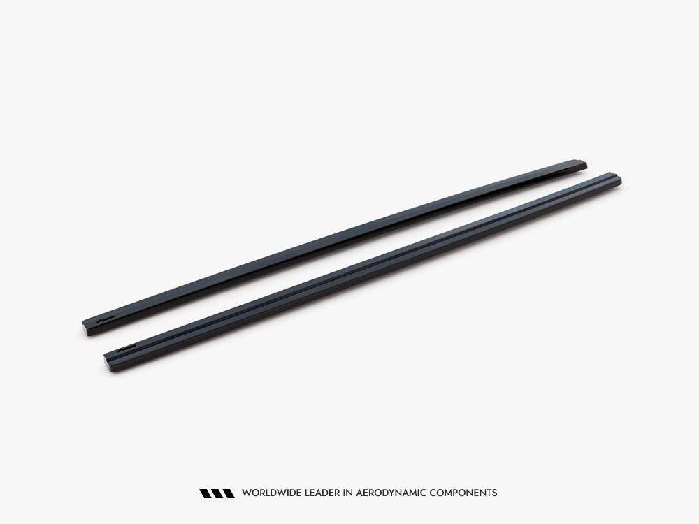 Side Skirt Diffusers V.1 compatible with Volkswagen Golf GTI / GTD Mk7 / Mk7 Facelift (wide)