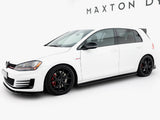 Side Skirt Diffusers V.2 compatible with Volkswagen Golf GTI / GTD Mk7 / Mk7 Facelift (narrow)