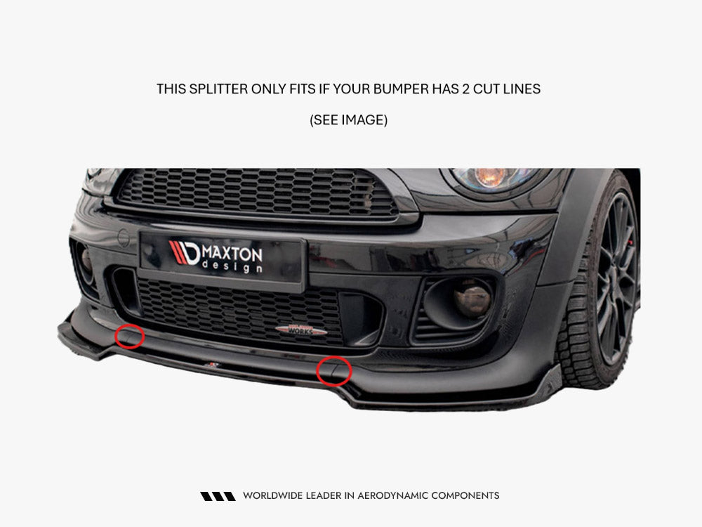 Front Splitter V.3 compatible with MINI Cooper John Cooper Works R56