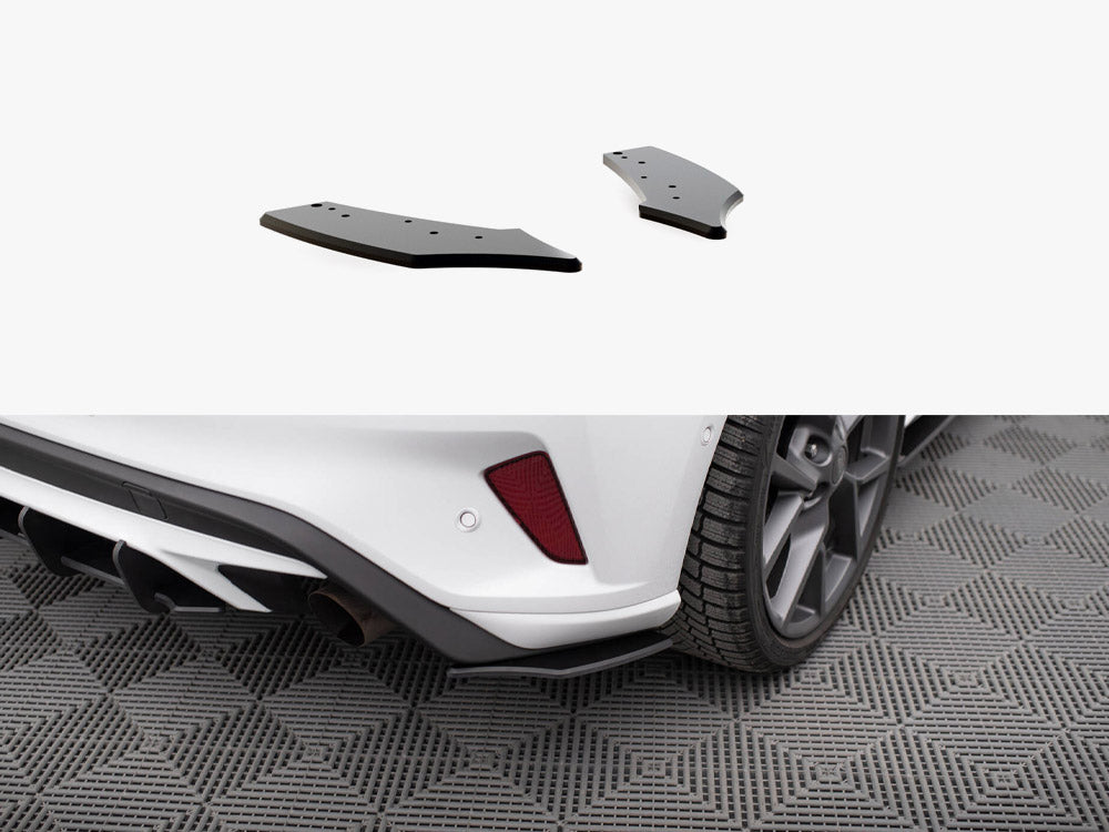 Street PRO Rear Side Splitters compatible with Ford Focus ST Mk4