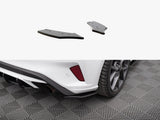 Street PRO Rear Side Splitters compatible with Ford Focus ST Mk4
