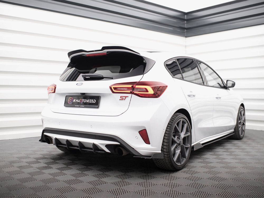Street PRO Rear Side Splitters + Flaps compatible with Ford Focus ST Mk4