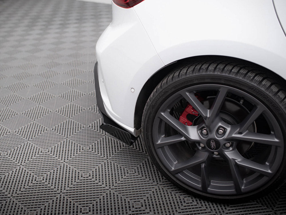 Street PRO Rear Side Splitters + Flaps compatible with Ford Focus ST Mk4