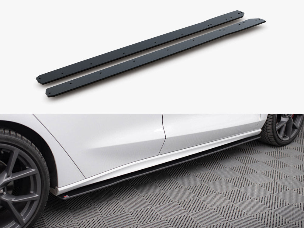 Street PRO Side Skirt Diffusers compatible with Ford Focus ST / ST-Line Mk4