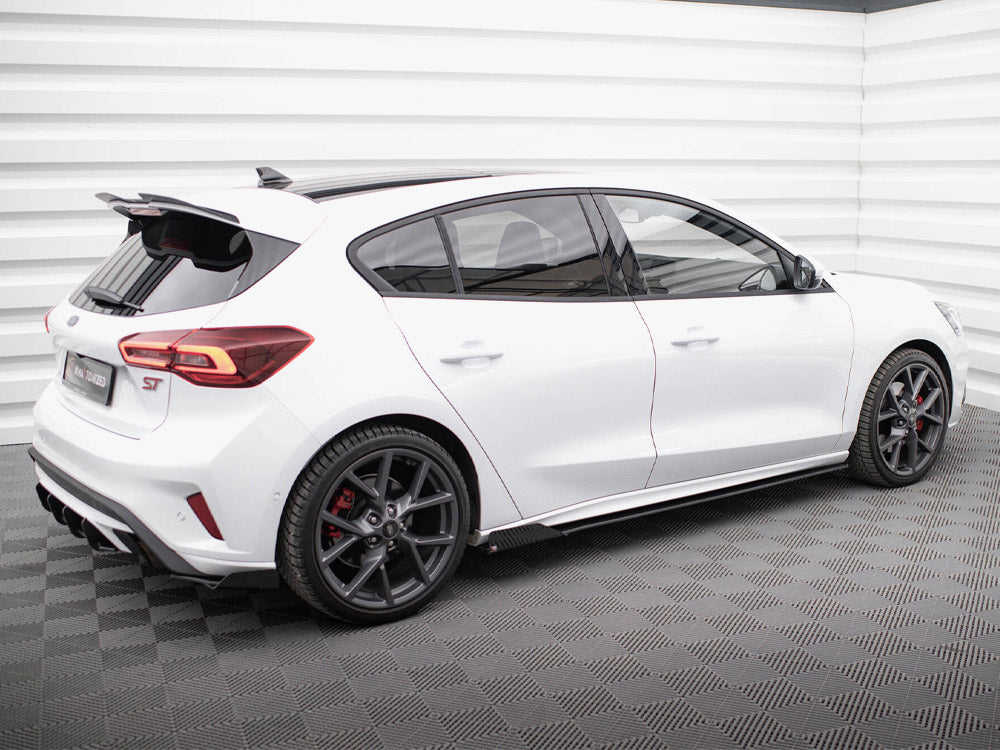 Street PRO Side Skirt Diffusers + Flaps compatible with Ford Focus ST / ST-Line Mk4