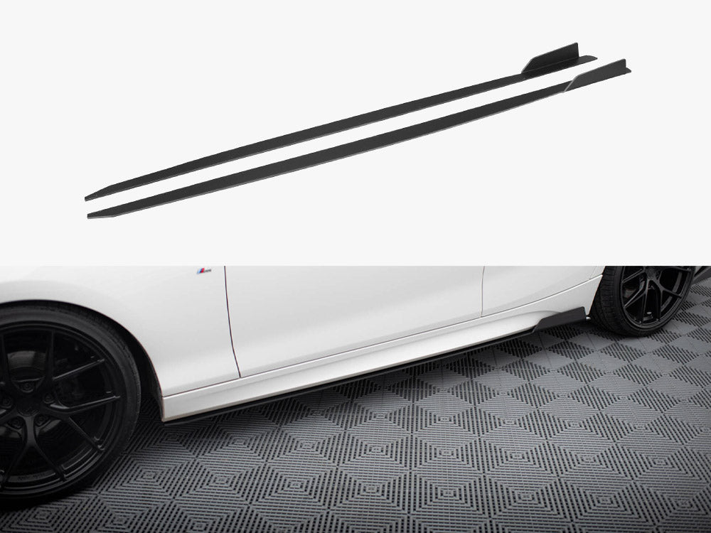 Racing Side Skirt Diffusers compatible with BMW 1 M135i / M140i / M-Pack F21