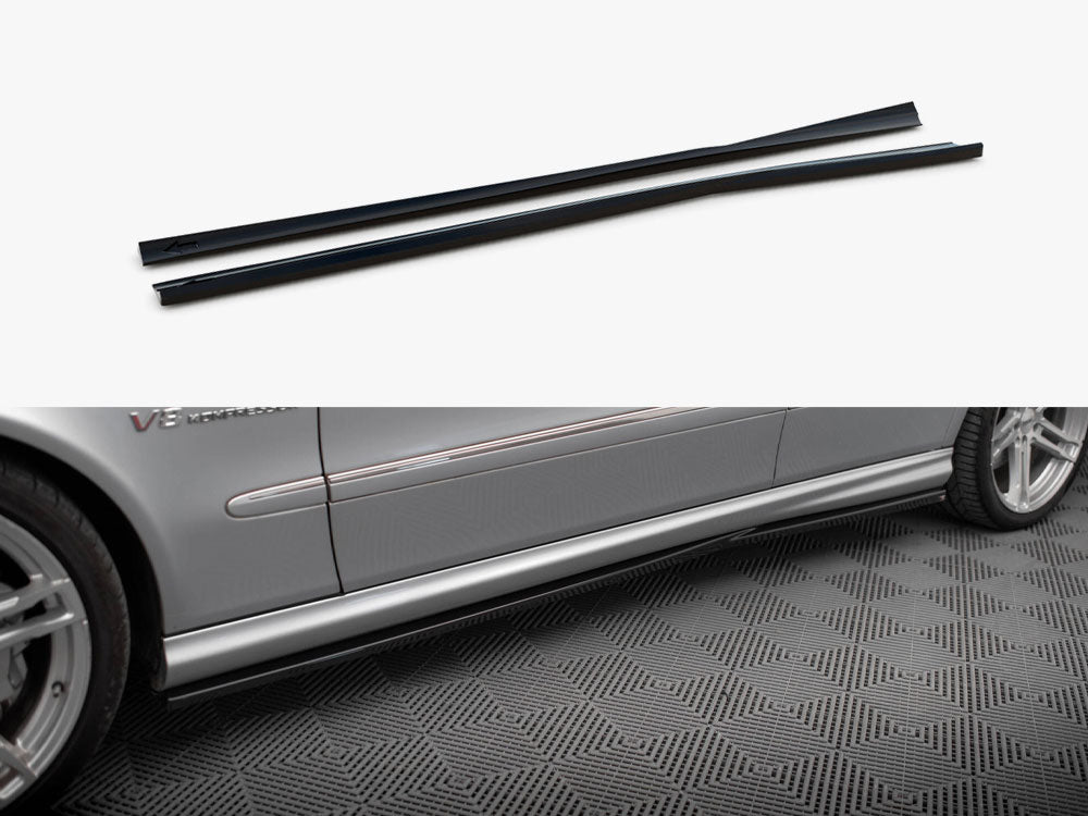 Side Skirts Diffusers compatible with Mercedes-Benz E 55 AMG W211