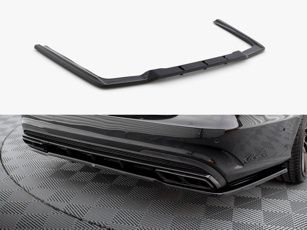 Rear Splitter (Vertical Bars) compatible with Mercedes-Benz E63 AMG Sedan W212 Facelift