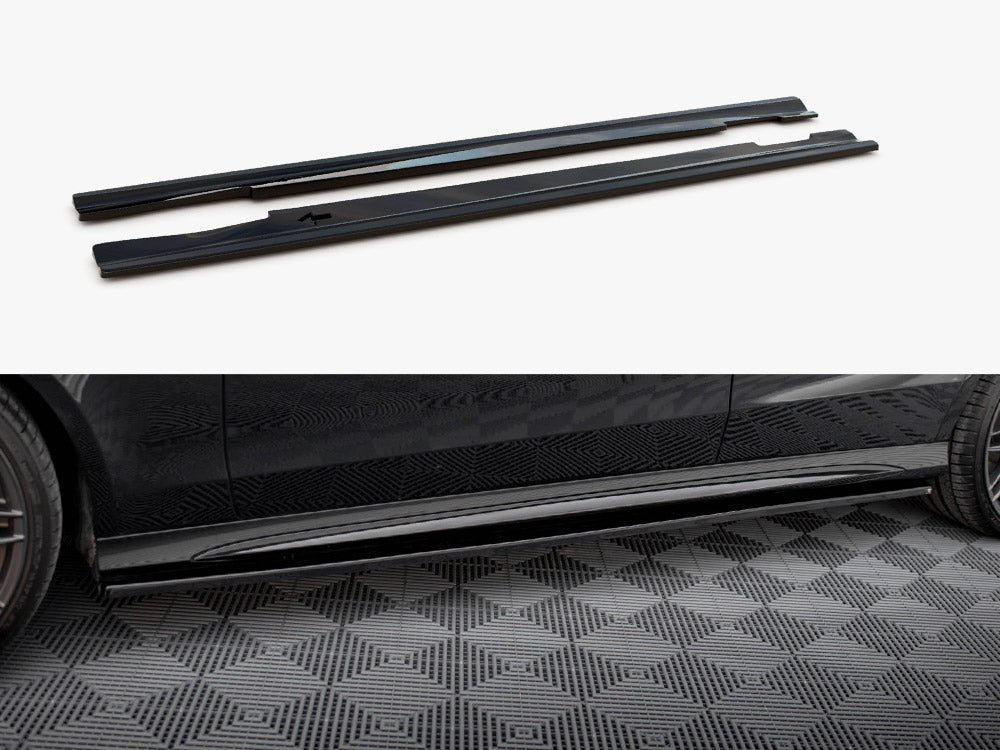 Side Skirts Diffusers compatible with Mercedes E63 AMG / AMG Line Sedan W212 Facelift