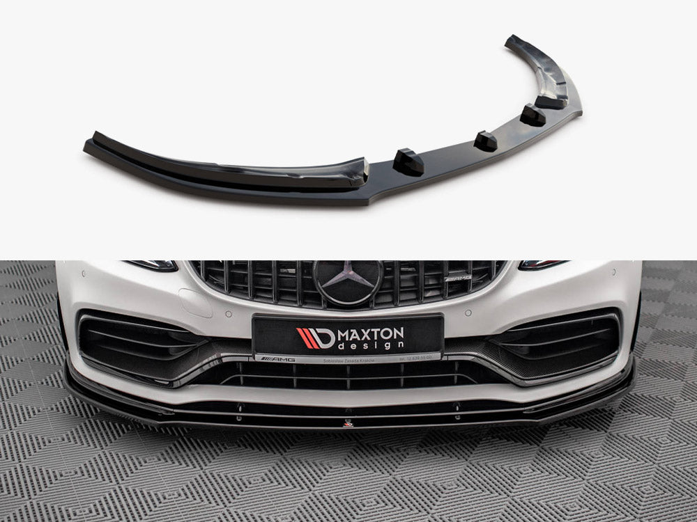 Front Splitter V.1 compatible with Mercedes-AMG C63 Coupe AMG Aero Pack C205 Facelift