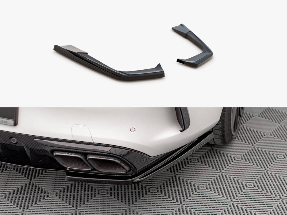 Rear Side Splitters compatible with Mercedes-AMG C 63AMG Coupe AMG Aero Pack C205 Facelift