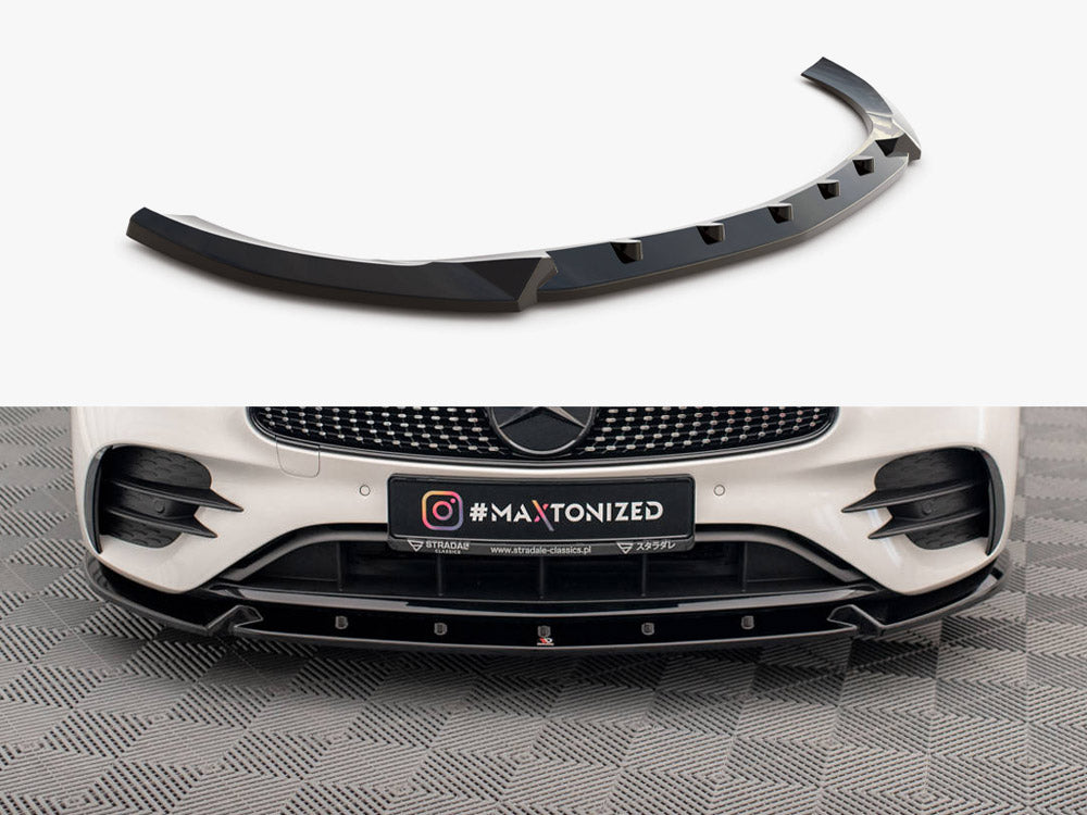 Front Splitter V.2 compatible with Mercedes E AMG Line W213 Facelift