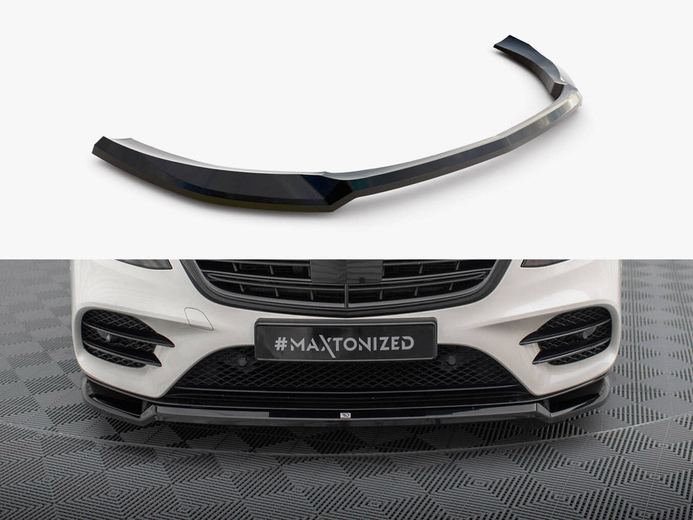 Front Splitter V.1 compatible with Mercedes-Benz S AMG Line W222 Facelift