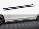 Side Skirt Diffusers compatible with Mercedes-Benz S Long AMG Line W222