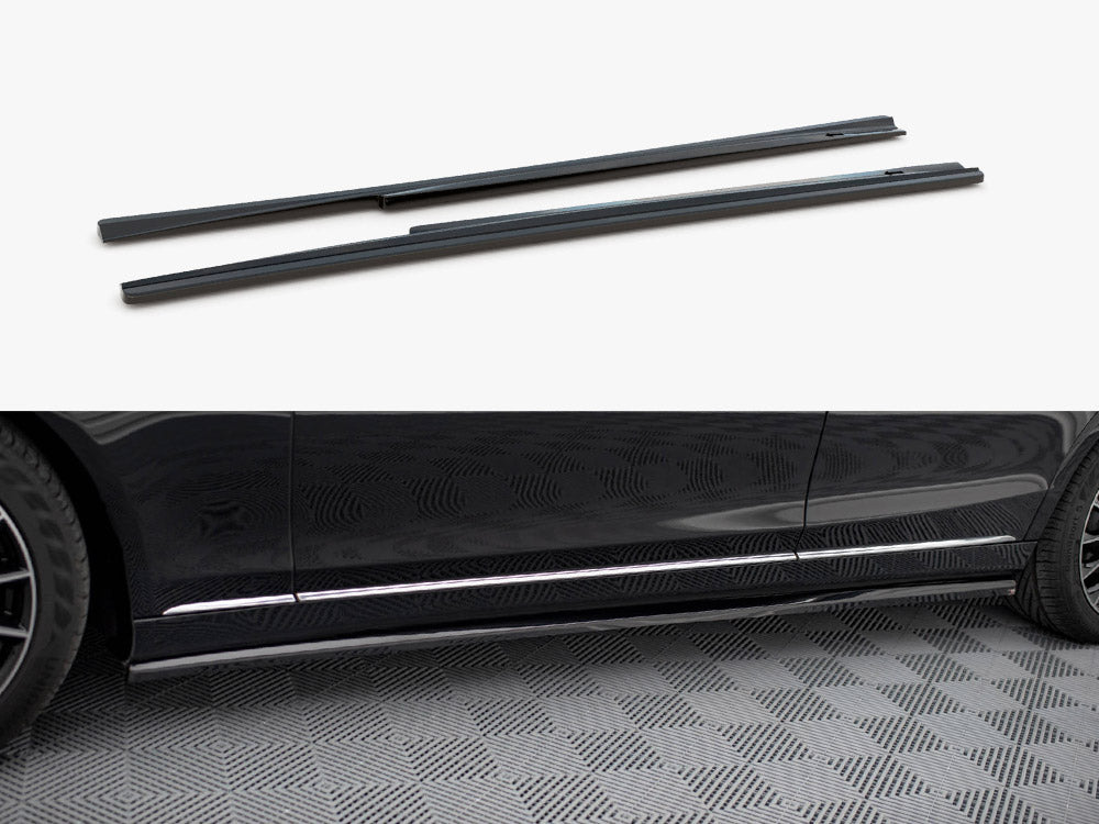 Side Skirt Diffusers compatible with Mercedes-Benz S W222