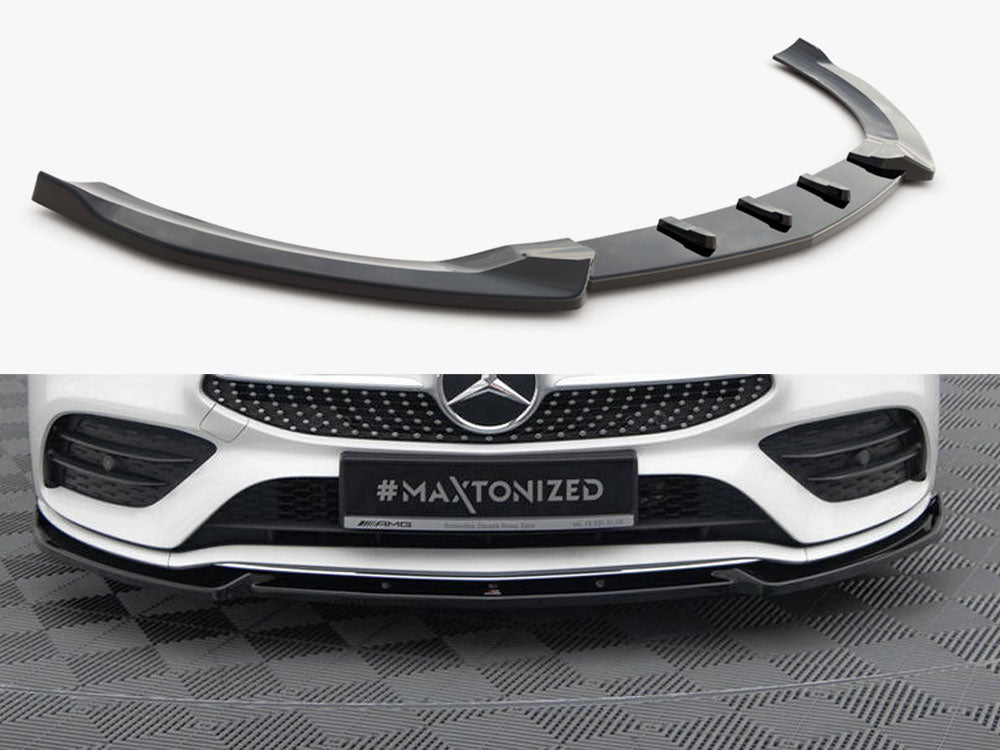 Front Splitter V.2 compatible with Mercedes-Benz CLA A35 AMG / AMG Line C118