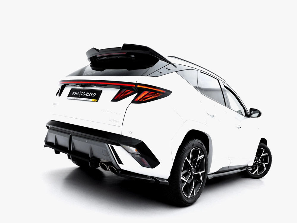 Rear Splitter (Vertical Bars) compatible with Hyundai Tucson N Line Mk4 Facelift
