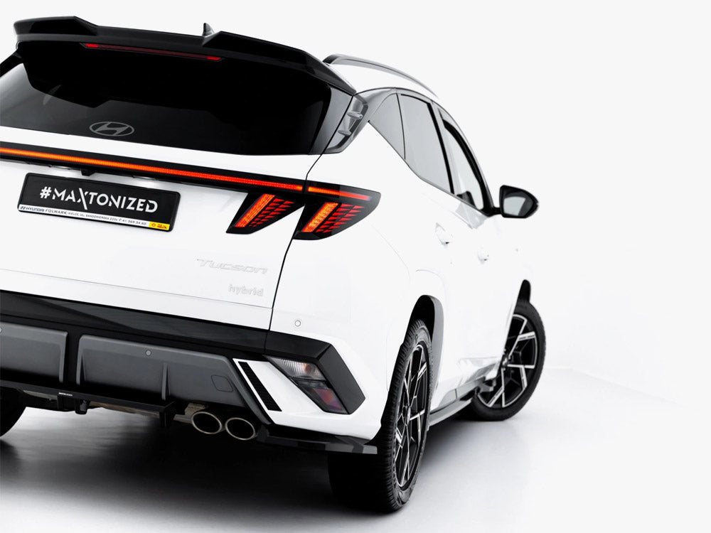 Rear Splitter (Vertical Bars) compatible with Hyundai Tucson N Line Mk4 Facelift