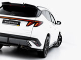Rear Splitter (Vertical Bars) compatible with Hyundai Tucson N Line Mk4 Facelift