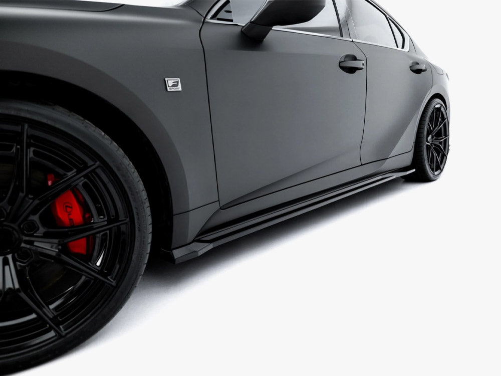 Side Skirt Diffusers compatible with Lexus IS 500 Mk3 Facelift 2 (XE30)