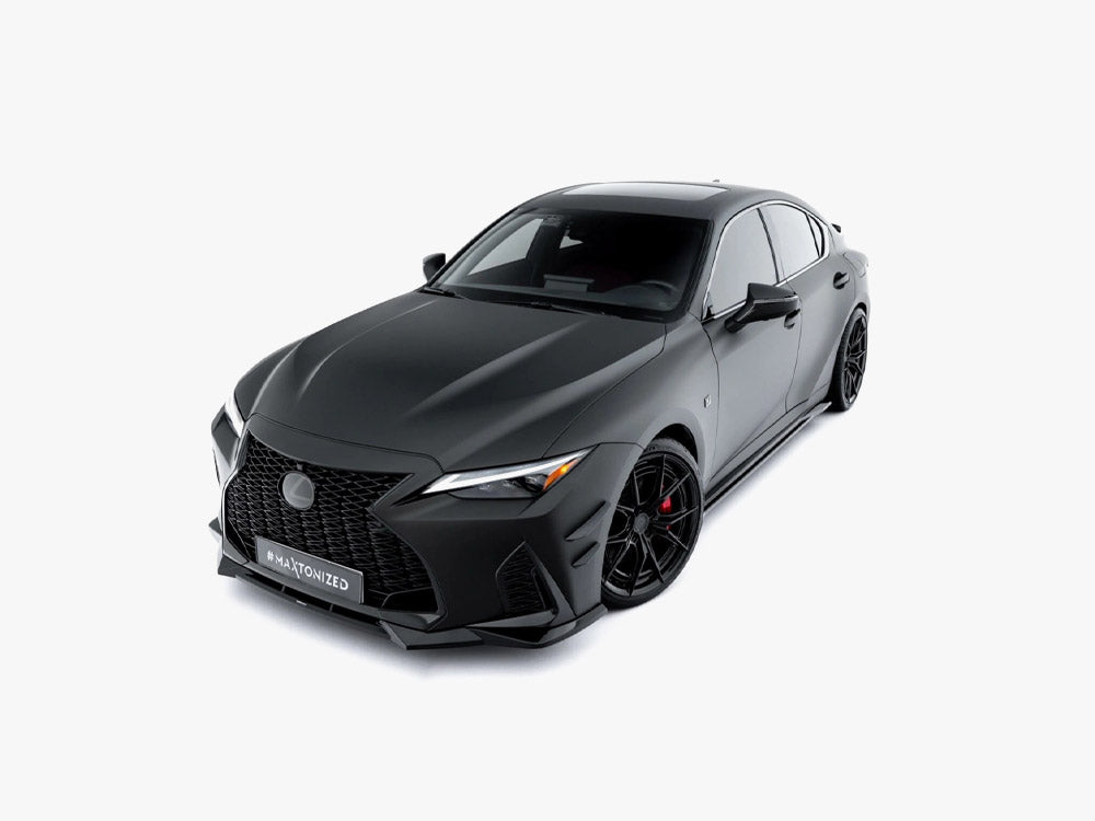 Front Splitter V.2 compatible with Lexus IS 500 Mk3 Facelift 2 (XE30)