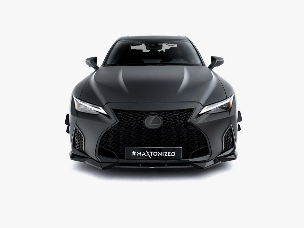 Front Splitter V.2 compatible with Lexus IS 500 Mk3 Facelift 2 (XE30)