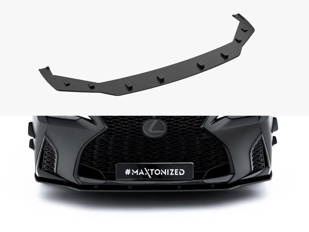 Street PRO Front Splitter compatible with Lexus IS 500 Mk3 Facelift 2 (XE30)