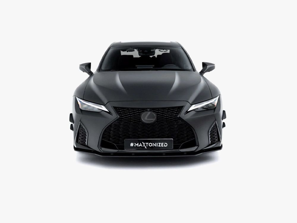 Street PRO Front Splitter compatible with Lexus IS 500 Mk3 Facelift 2 (XE30)