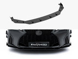 Street PRO Front Splitter + Flaps compatible with Lexus IS 500 Mk3 Facelift 2 (XE30)
