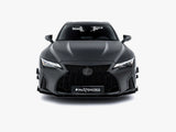 Street PRO Front Splitter + Flaps compatible with Lexus IS 500 Mk3 Facelift 2 (XE30)