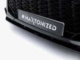 Street PRO Front Splitter + Flaps compatible with Lexus IS 500 Mk3 Facelift 2 (XE30)